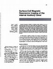 Research paper thumbnail of Surface-Coil Magnetic Resonance Imaging of the Internal Auditory Canal