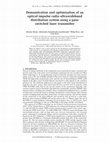 Research paper thumbnail of Demonstration and optimization of an optical impulse radio ultrawideband distribution system using a gain-switched laser transmitter