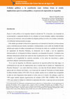 Research paper thumbnail of Exiliados políticos y la constitución como victimas frente al estado: implicaciones para la acción política y el proceso de reparación en Argentina