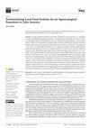 Research paper thumbnail of Territorialising Local Food Systems for an Agroecological Transition in Latin America