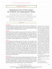 Research paper thumbnail of Randomized Trial of Fetal Surgery for Moderate Left Diaphragmatic Hernia