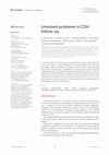 Research paper thumbnail of Unsolved problems in CDH follow-up