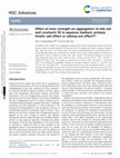 Research paper thumbnail of Effect of ionic strength on aggregation of nile red and coumarin 30 in aqueous medium: primary kinetic salt effect or salting-out effect?