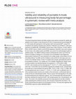 Research paper thumbnail of Validity and reliability of portable A-mode ultrasound in measuring body fat percentage: A systematic review with meta-analysis