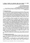 Research paper thumbnail of A Prática Docente Da Educação Física Nas Escolas De Ensino Fundamental: Uma Investigação No Extremo Norte Do Brasil