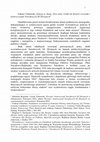 Research paper thumbnail of Łukasz Ulatowski, Edycja ze skazą. Dwa tomy źródeł do historii wywiadu i kontrwywiadu Narodowych Sił Zbrojnych