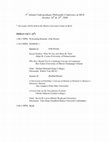 Research paper thumbnail of Southern Illinois University Edwardsville Philosophy Conference 2008 program