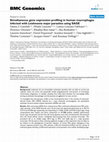 Research paper thumbnail of Simultaneous gene expression profiling in human macrophages infected with Leishmania major parasites using SAGE