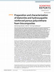 Research paper thumbnail of Preparation and characterization of diatomite and hydroxyapatite reinforced porous polyurethane foam biocomposites