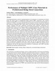 Research paper thumbnail of Performance of Multiple UHPC-Class Materials in Prefabricated Bridge Deck Connections