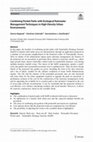 Research paper thumbnail of Combining Pocket Parks with Ecological Rainwater Management Techniques in High-Density Urban Environments