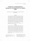 Research paper thumbnail of Tendencias sociodemográficas y segregación socioespacial en Los Ángeles, Chile