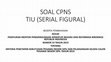 Research paper thumbnail of SOAL CPNS TIU (FIGURAL