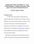 Research paper thumbnail of FROM THE STERA ARCHIVES (7): Four STURP Members' Critique of McCrone's 1990 paper in Accounts of Chemical Research