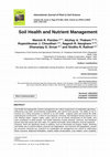 Research paper thumbnail of Soil Health and Nutrient Management