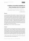 Research paper thumbnail of Da indiferença e da aporofobia à hospitalidade: uma reflexão antropológica diante da crise migratória