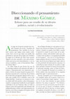 Research paper thumbnail of Diseccionando el pesnamiento de Maximo Gomez