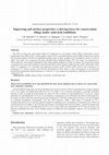 Research paper thumbnail of Improving soil surface properties: a driving force for conservation tillage under semi-arid conditions