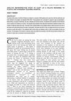 Research paper thumbnail of Analytic Retrospective Study of Cleft Lip Palate Referred to Plastic Unit in Basrah Teaching Hospital