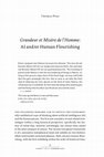 Research paper thumbnail of “Grandeur et Misère de l’homme: AI and/or Human Flourishing”