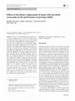 Research paper thumbnail of Effects of the dietary replacement of maize with sun-dried cocoa pods on the performance of growing rabbits