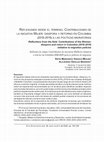 Research paper thumbnail of Reflexiones desde el terreno. Contribuciones de la iniciativa Mujer: diáspora y retorno en Colombia (2018-2019) a las políticas migratorias