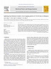 Research paper thumbnail of Lightning back flashover double circuit tripping pattern of 132kV lines in Malaysia