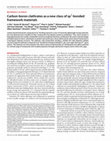 Research paper thumbnail of Carbon-boron clathrates as a new class of sp <sup>3</sup> -bonded framework materials