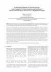 Research paper thumbnail of Marcato, M. and González Soutelo, S. (2024): Architecture Adapted to Thermal Springs. Some Examples of Roman Engineering Solutions to Thermo-Mineral Water Abstraction in the Western Empire, pp 55-67. DOI: 10.32028/9781803277752