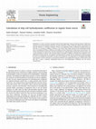 Research paper thumbnail of Calculation of ship roll hydrodynamic coefficients in regular beam waves