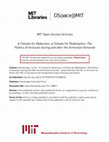 Research paper thumbnail of A Climate for Abduction, a Climate for Redemption: The Politics of Inclusion during and after the Armenian Genocide