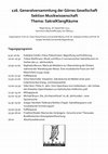 Research paper thumbnail of SakralKlangRäume - Symposium der Sektion Musikwissenschaft im Rahmen der 126. Generalversammlung der Görres Gesellschaft 2024