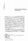 Research paper thumbnail of Lógica e teoria da linguagem em Antístenes