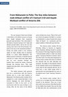 Research paper thumbnail of From Mahanaim to Pella: The few miles between Joab-Ishbaal conflict of 2 Samuel 2:32 and Ayyab-Mutbaal conflict of Amarna 256