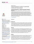 Research paper thumbnail of Induced abortion in Africa: A systematic review and meta-analysis