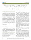 Research paper thumbnail of Autoimmune Thyroid Disease and Differentiated Thyroid Carcinoma: A Review of the Mechanisms That Explain an Intriguing and Exciting Relationship