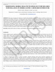 Research paper thumbnail of HARNESSING MOBILE HEALTH TECHNOLOGY FOR MALARIA SURVEILLANCE IN SIERRA LEONE: A RESEARCH ENDEAVOR