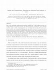 Research paper thumbnail of Models and computational algorithms for maritime risk analysis: a review