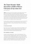 Research paper thumbnail of Rusya-Ukrayna Savaşı'nda Oligarklar ve Silah Şirketlerinin Pozisyonu