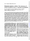 Research paper thumbnail of Cholestatic jaundice in infancy. The importance of familial and genetic factors in aetiology and prognosis