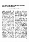 Research paper thumbnail of Two types of mossy fiber terminals in the cerebellum and their regional distribution