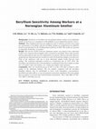 Research paper thumbnail of Beryllium sensitivity among workers at a Norwegian aluminum smelter