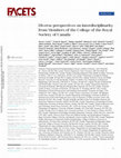 Research paper thumbnail of Diverse perspectives on interdisciplinarity from Members of the College of the Royal Society of Canada