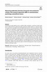 Research paper thumbnail of Measuring publication diversity among the most productive scholars: how research trajectories differ in communication, psychology, and political science