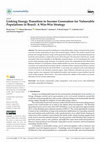 Research paper thumbnail of Linking Energy Transition to Income Generation for Vulnerable Populations in Brazil: A Win-Win Strategy