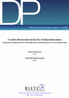 Research paper thumbnail of Creative Destruction in the Era of Open Innovation: Empirical investigation into the relationship between patenting and survival of Japanese firms