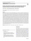 Research paper thumbnail of Bacillus spizizenii DN and microbial consortia biostimulation followed by gamma irradiation for efficient textile wastewater treatment