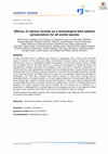 Research paper thumbnail of Efficacy of calcium formate as a technological feed additive (preservative) for all animal species