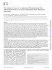 Research paper thumbnail of The Crystal Structure of a Cardiovirus RNA-Dependent RNA Polymerase Reveals an Unusual Conformation of the Polymerase Active Site