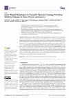 Research paper thumbnail of Gene-Based Resistance to Erysiphe Species Causing Powdery Mildew Disease in Peas (Pisum sativum L.)